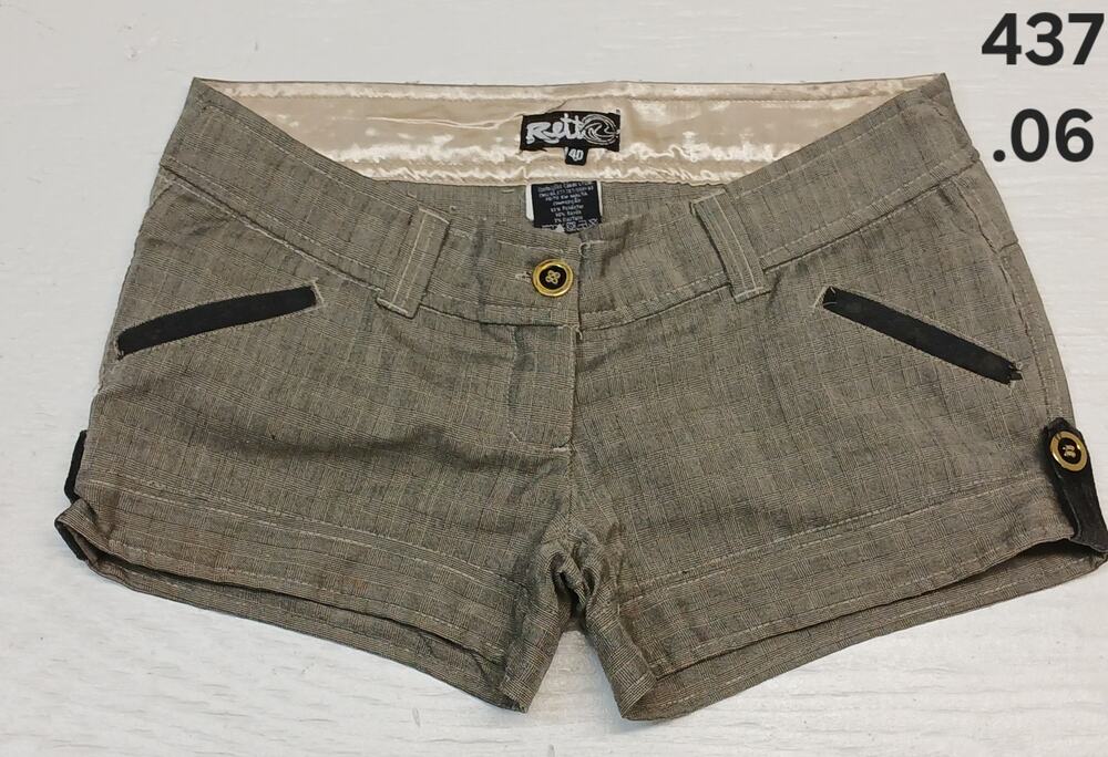Rette(R) (40) Olive Green Flat Front Cargo Dress Shorts